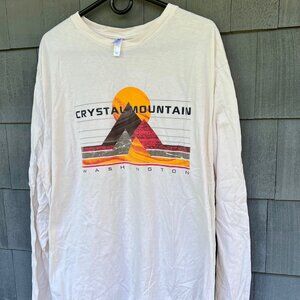 Crystal Mountain Washington Long Sleeve Shirt XXL